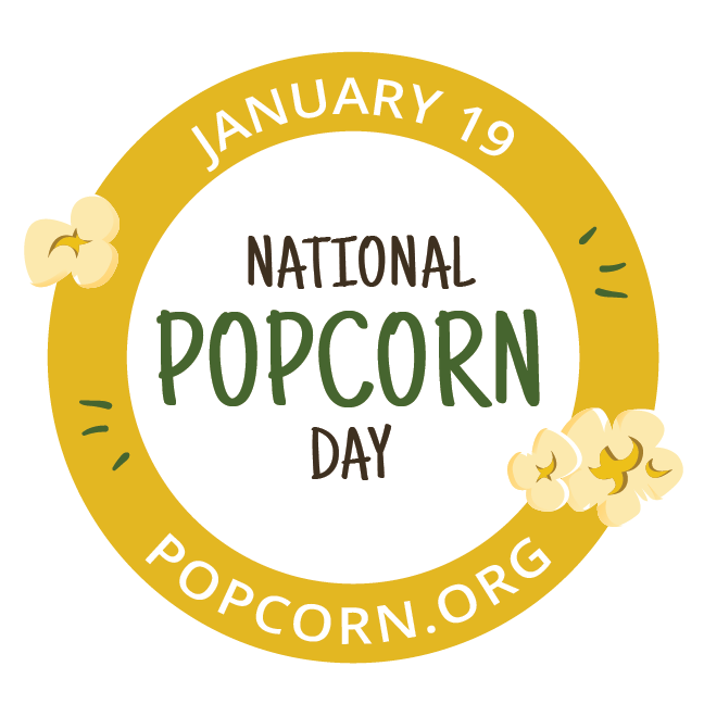Popcorn Day Badge