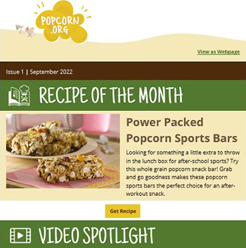 Popcorn Newsletter